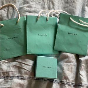 Tiffany and Co bags and jewelry box